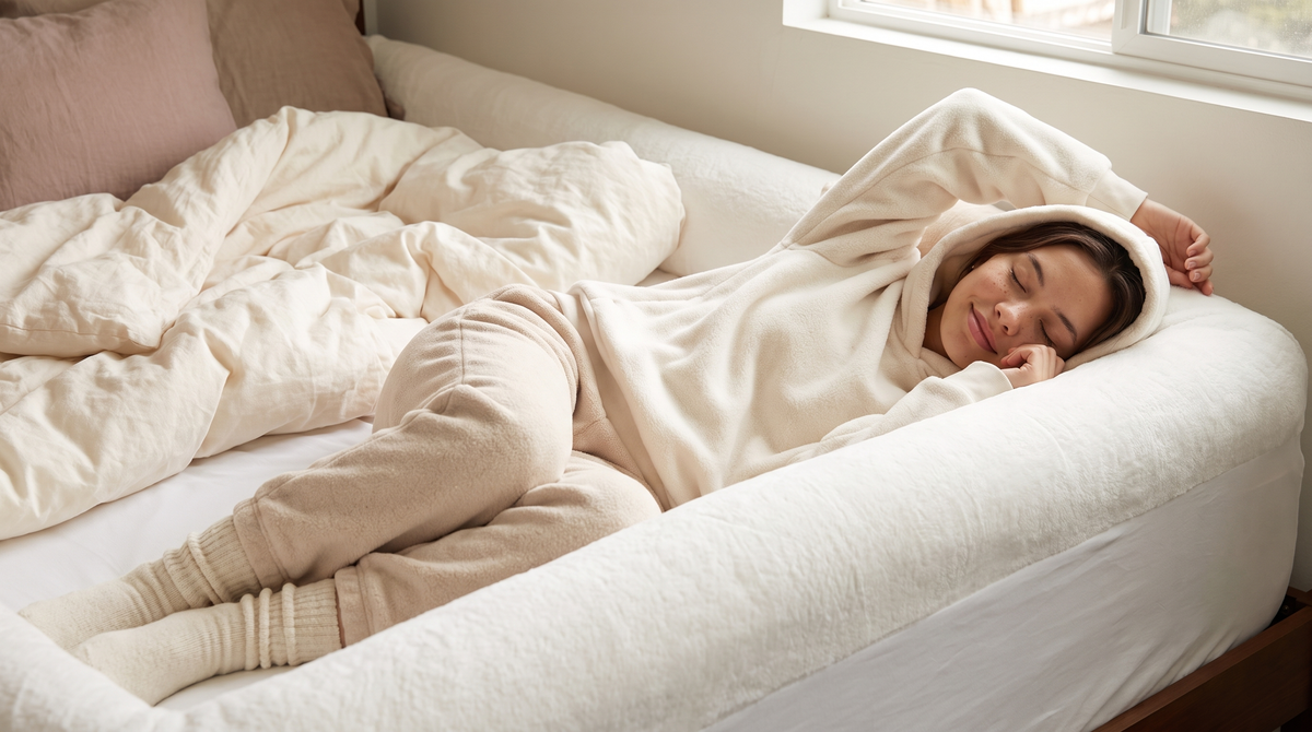 The Plumo Cocoon™ — climb in, let go