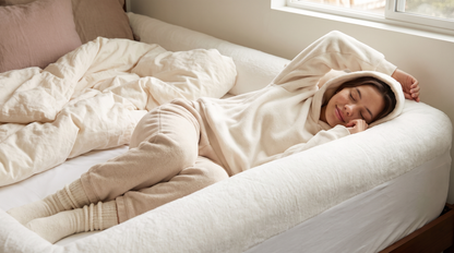 The Plumo Cocoon™ — climb in, let go