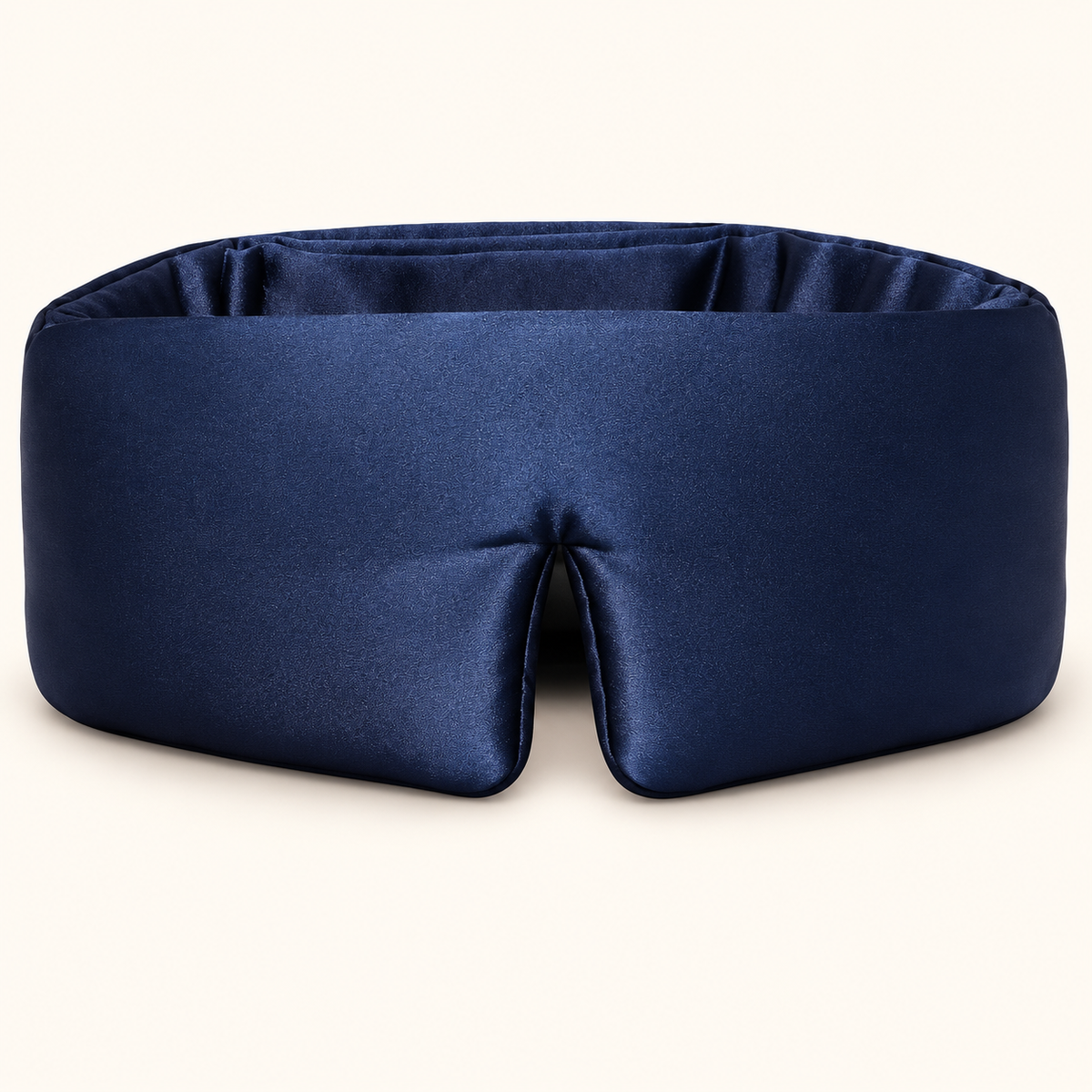 Plumo sleep mask in Midnight Cloud navy blue